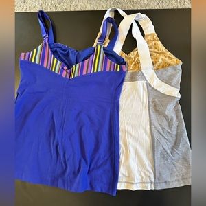 2 Lululemon’s yoga tops size 10